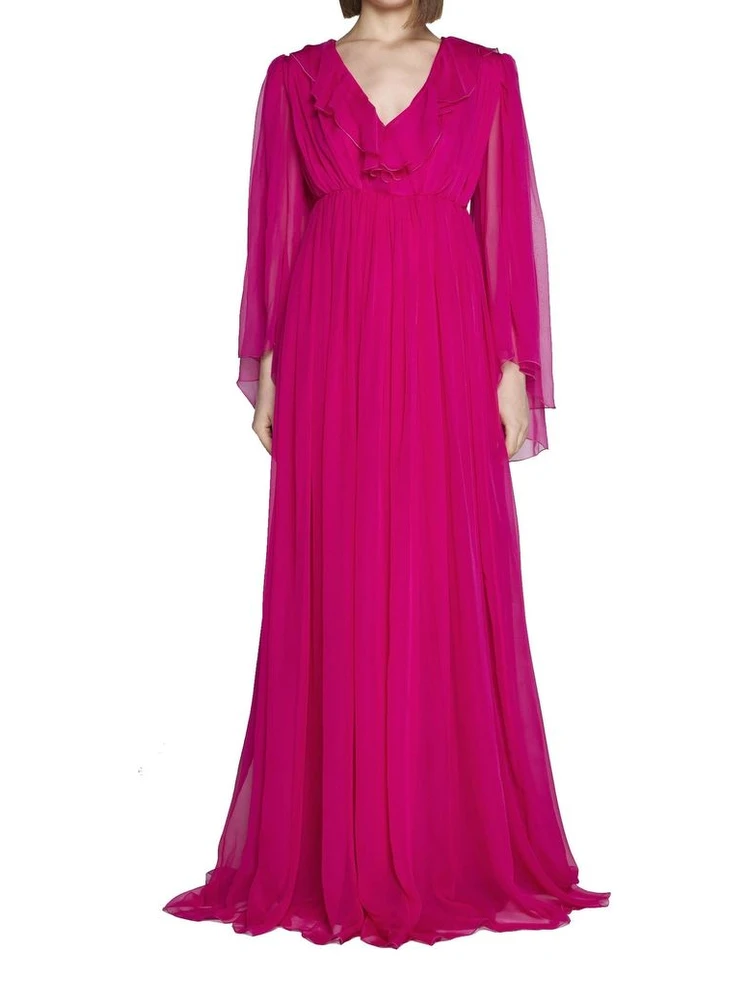 Multicolor Silk Casual Dress alternative