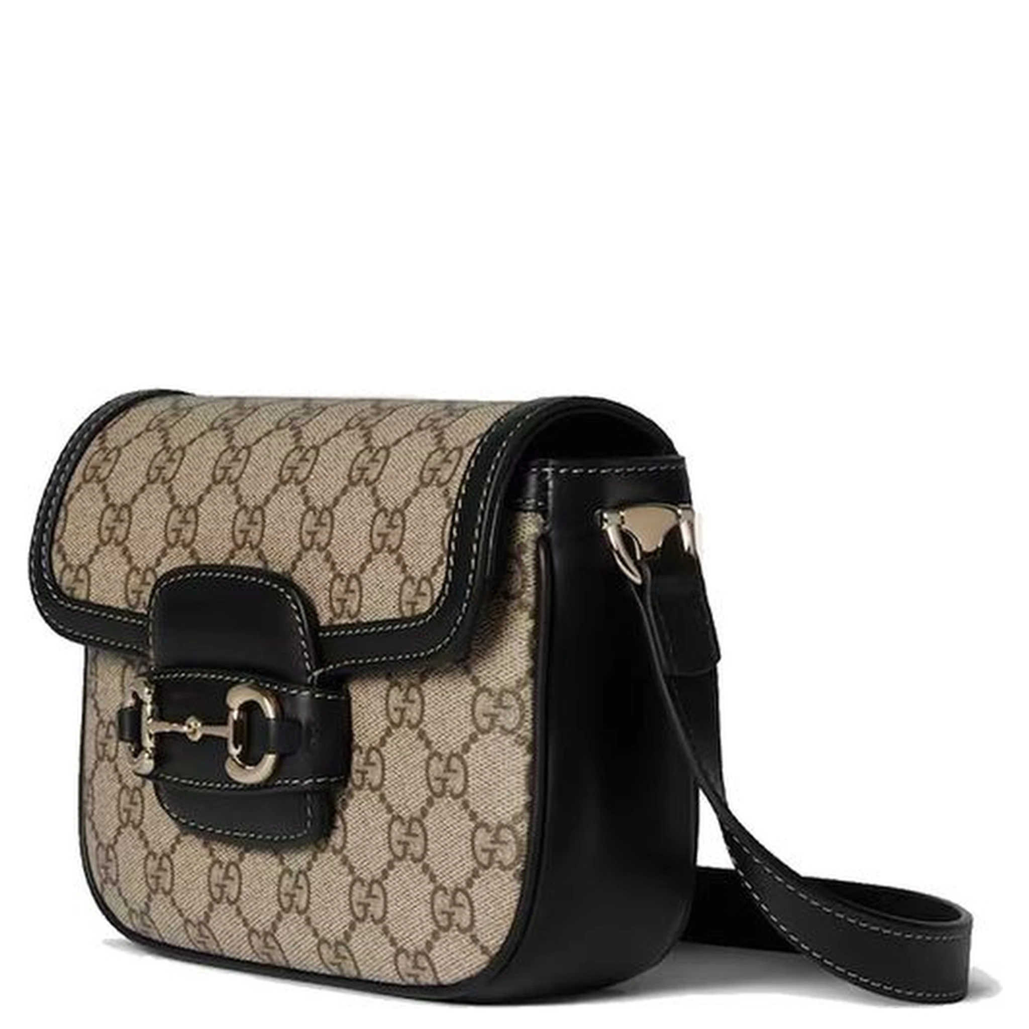 Beige Fabric Shoulder Bag