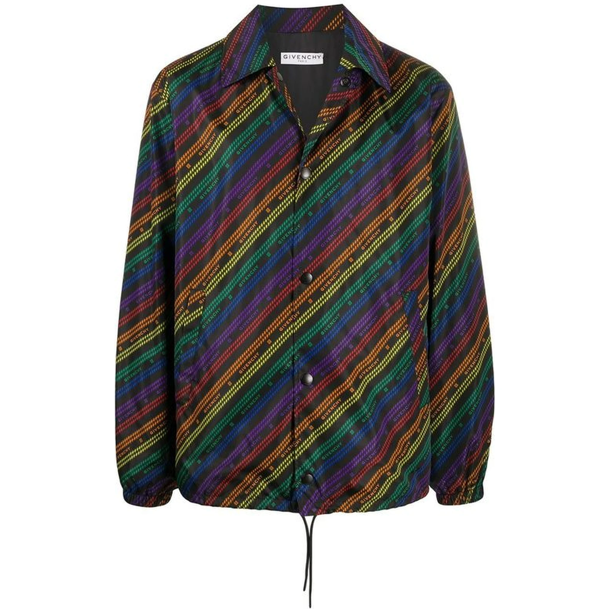 سترة خارجية سوداء من البولياميد