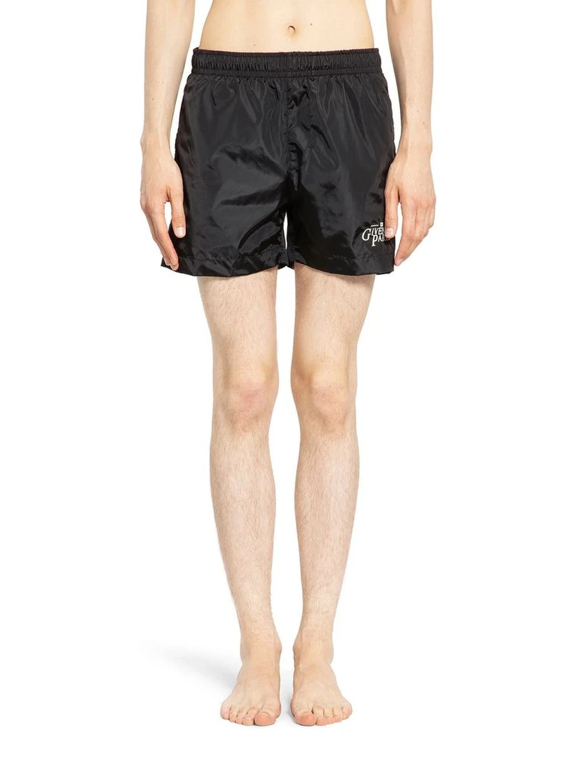 Black Polyamide Swim Shorts
