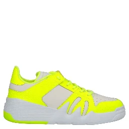 White Calfskin Athletic Sneakers