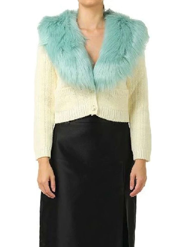 White Wool Cardigan alternative