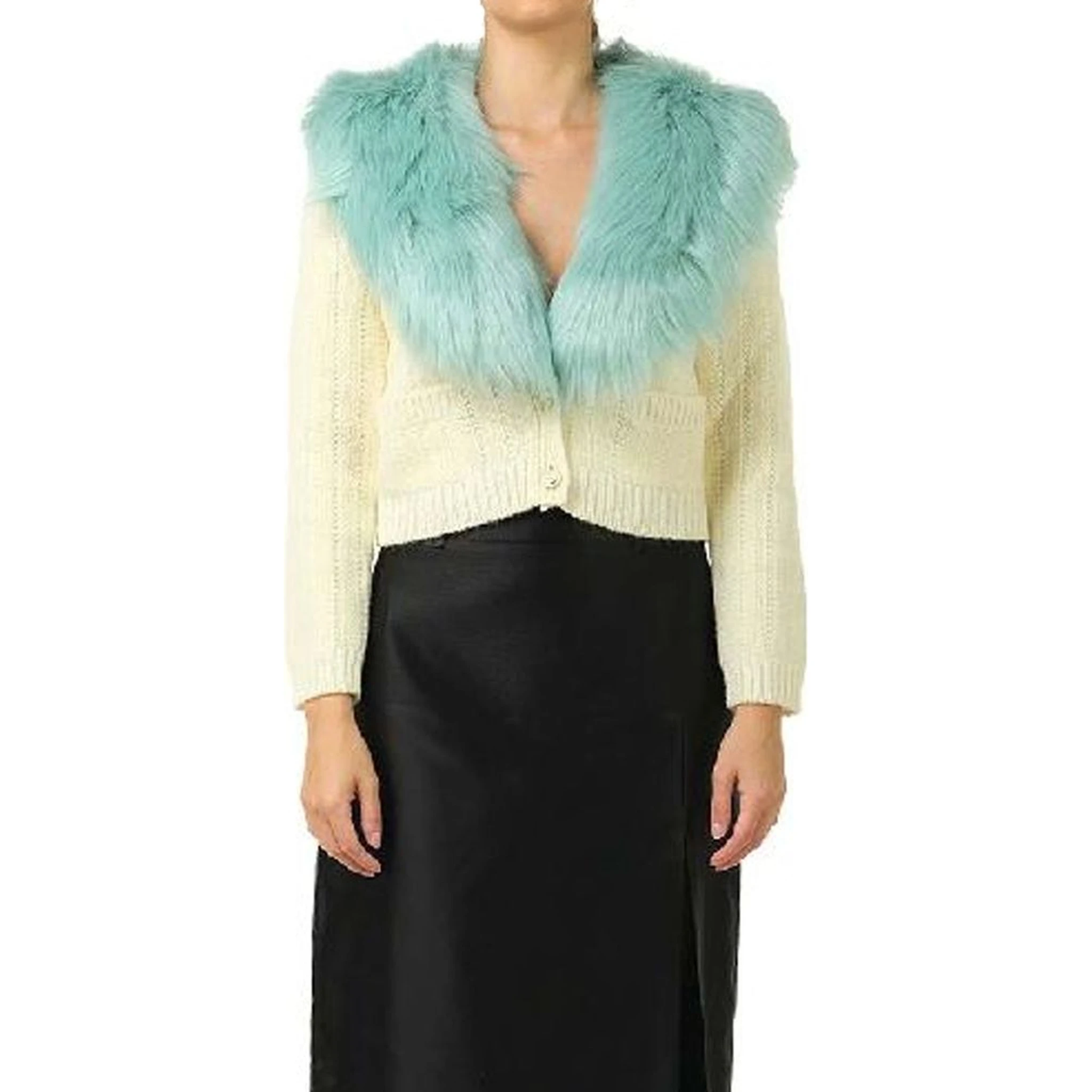 White Wool Cardigan
