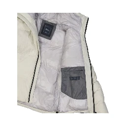 White Polyamide Shell Jacket