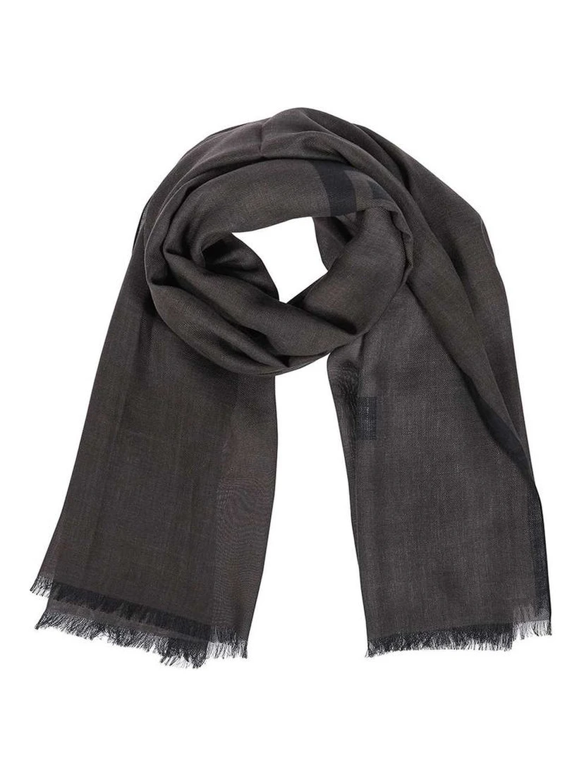 Gray Cashmere Scarf
