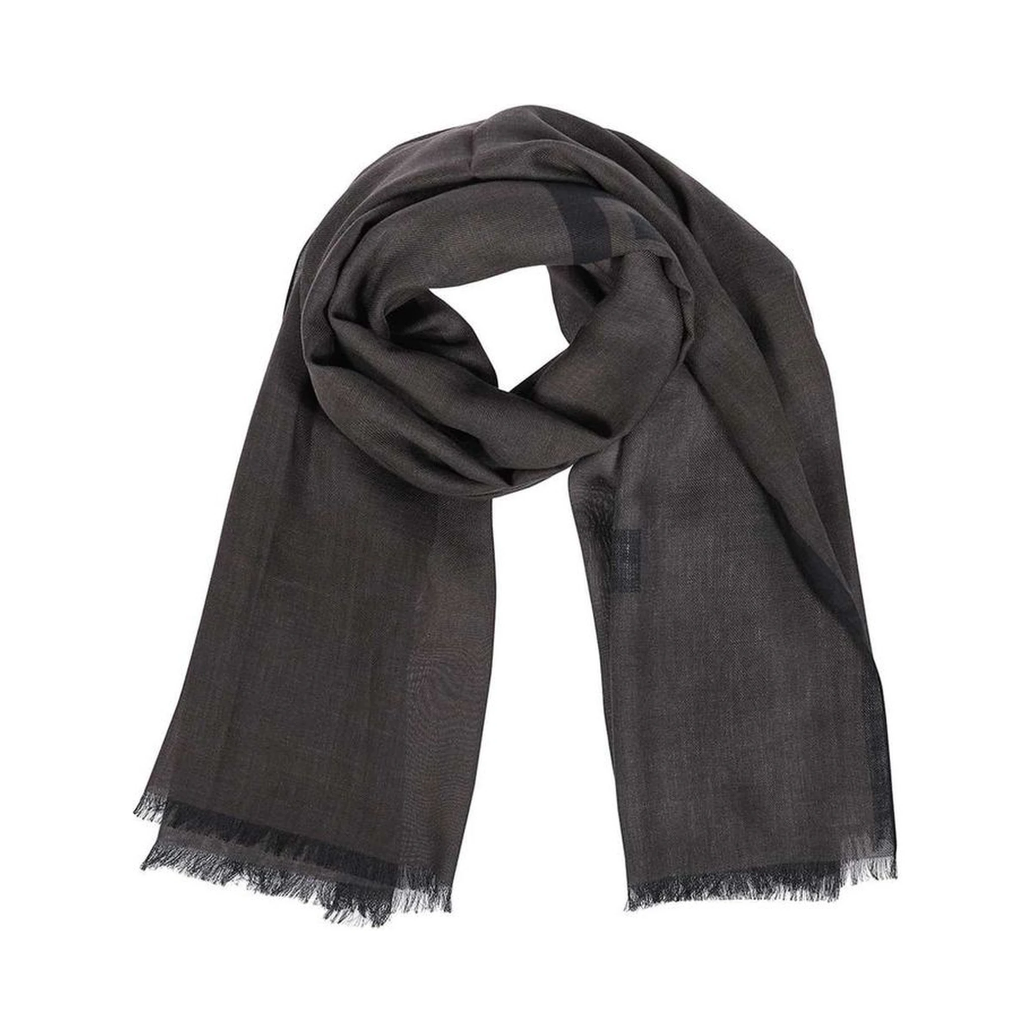 Gray Cashmere Scarf