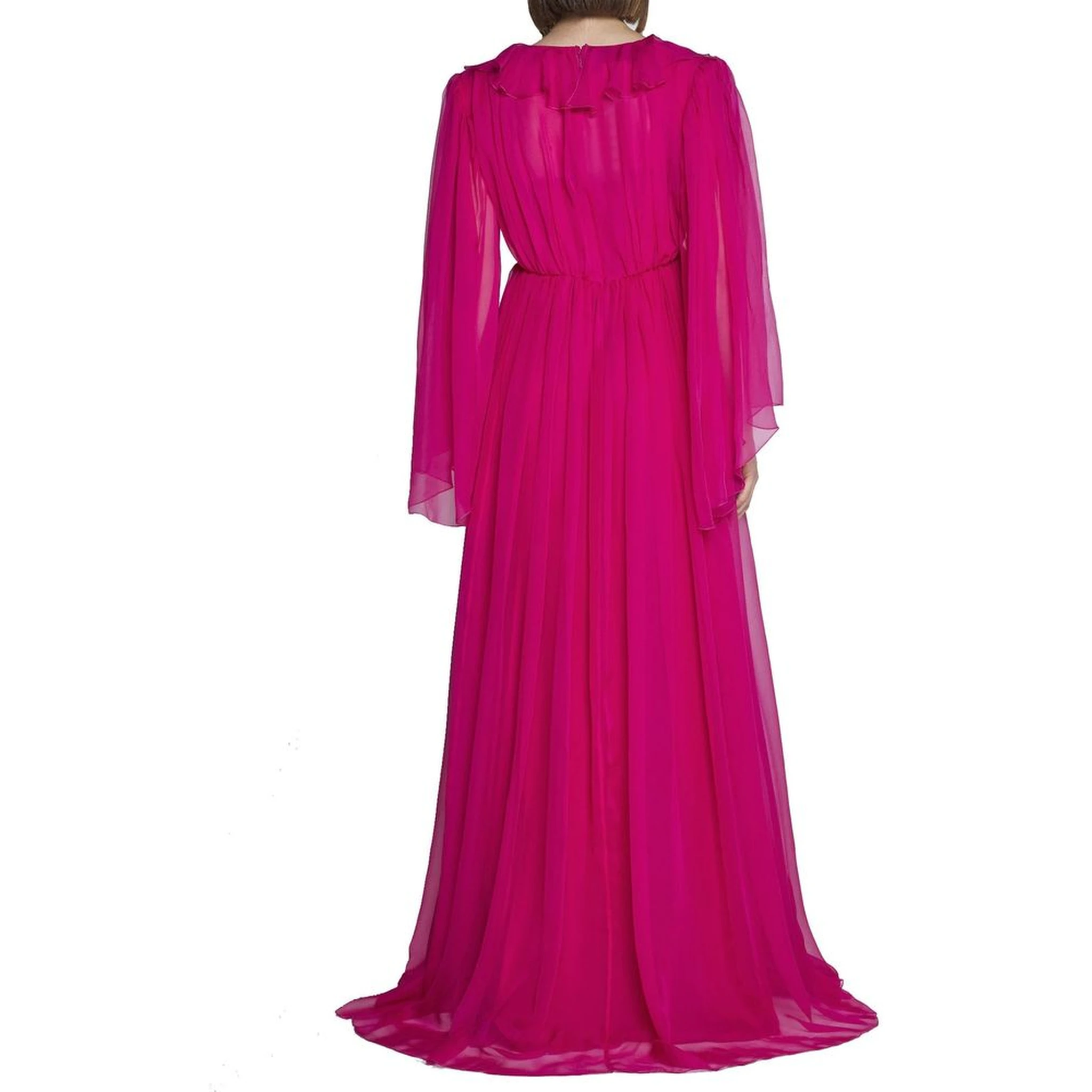 Multicolor Silk Casual Dress