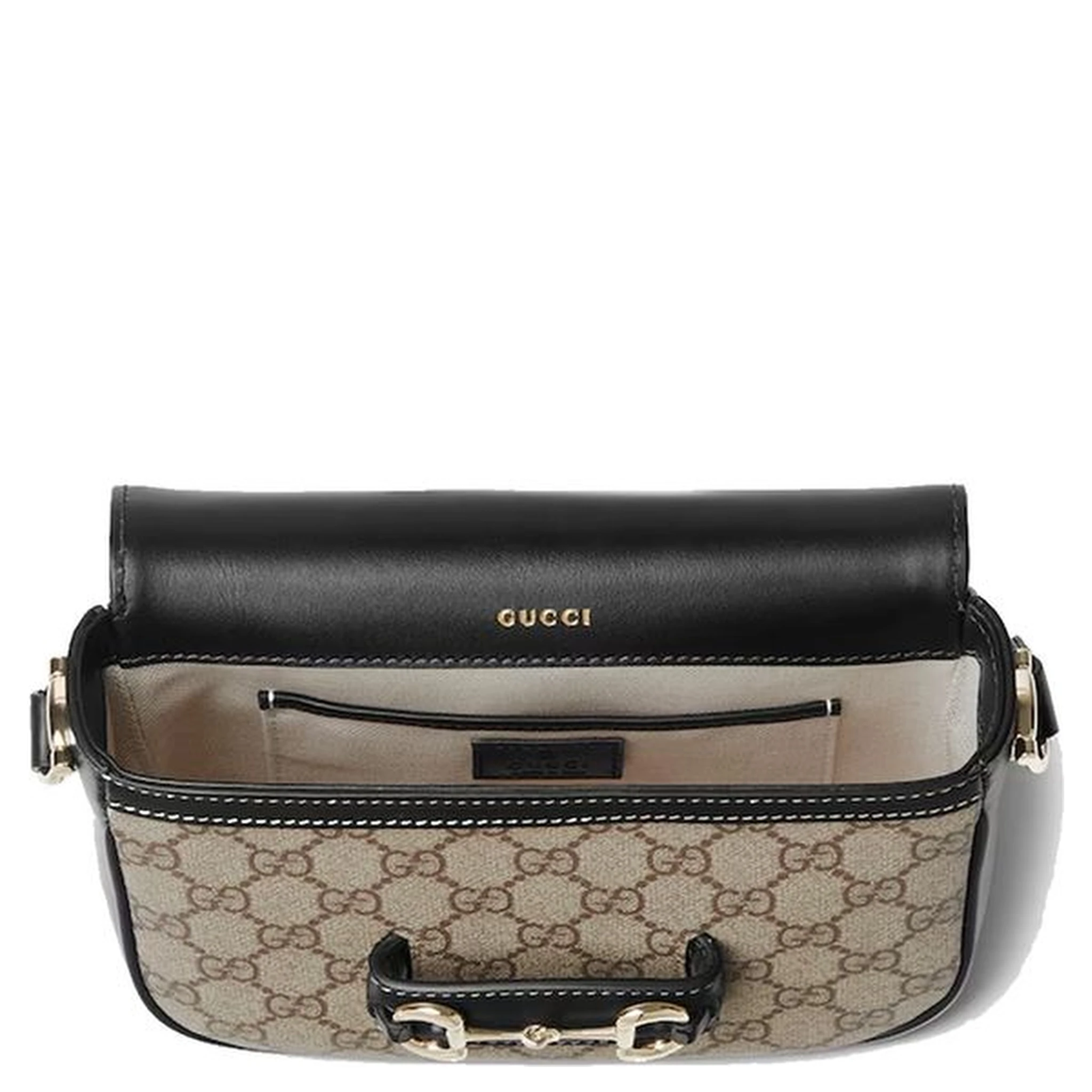 Beige Fabric Shoulder Bag