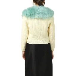 White Wool Cardigan