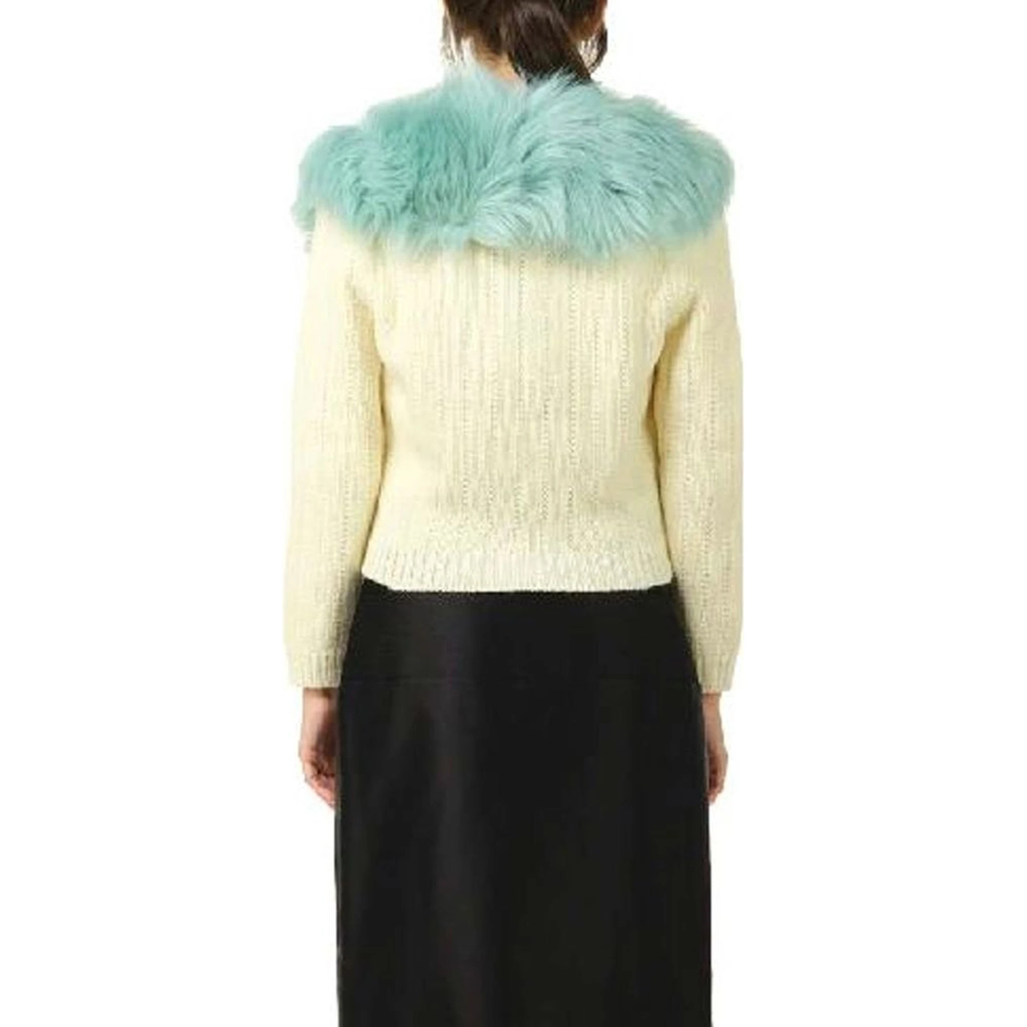 White Wool Cardigan