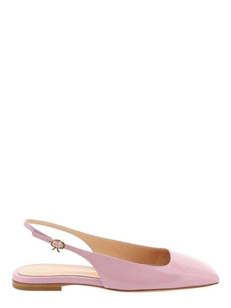 Multicolor Calfskin Strap-On Sandals