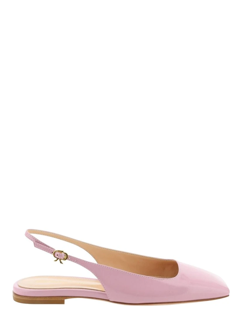 Multicolor Calfskin Strap-On Sandals