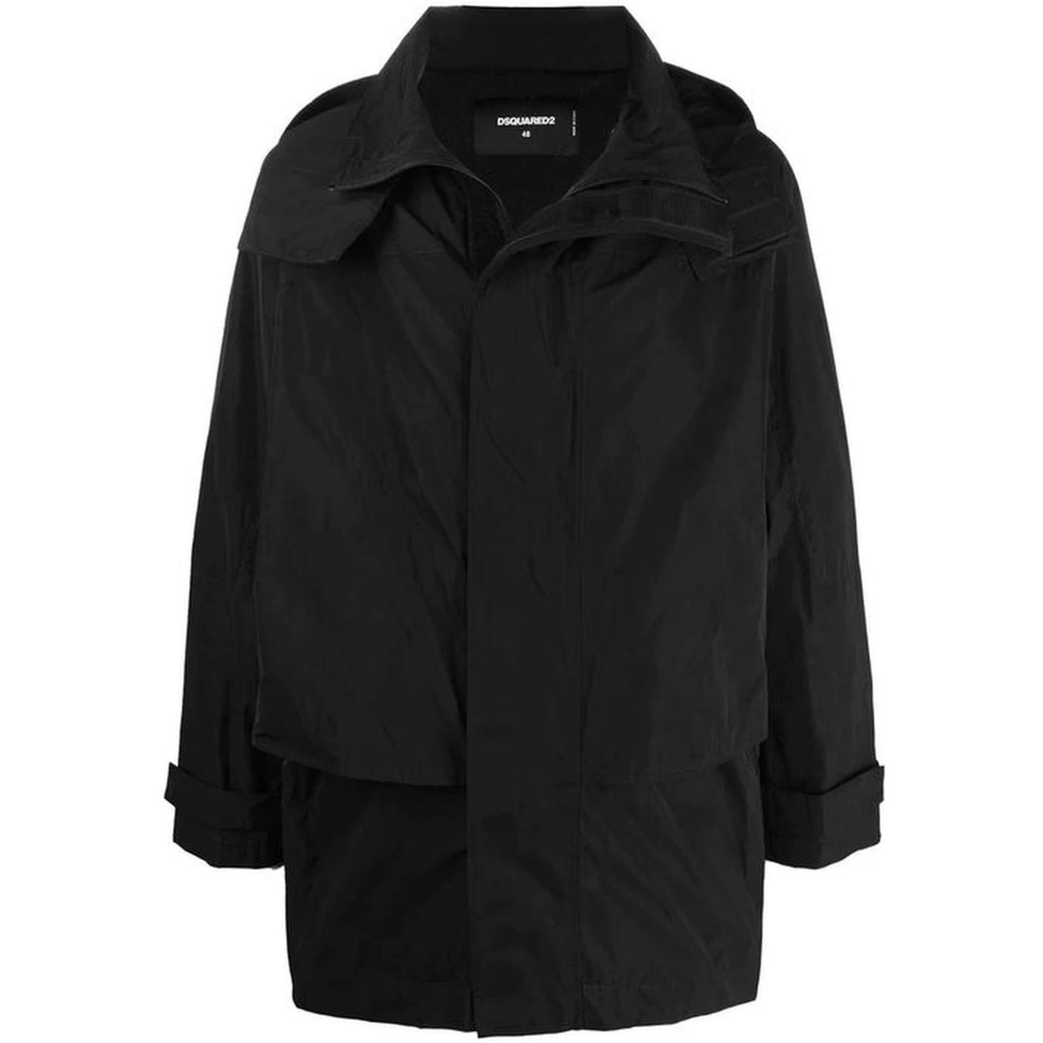 Black Nylon Shell Jacket