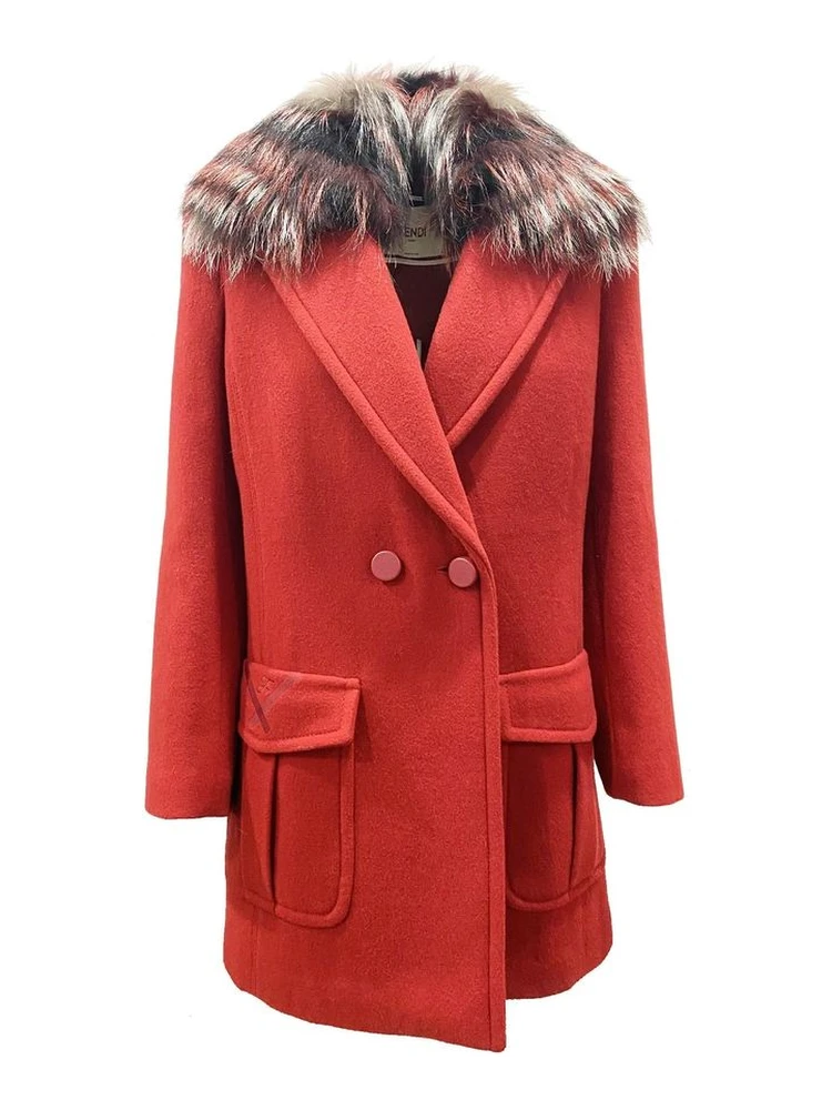 Multicolor Virgin Wool Coat