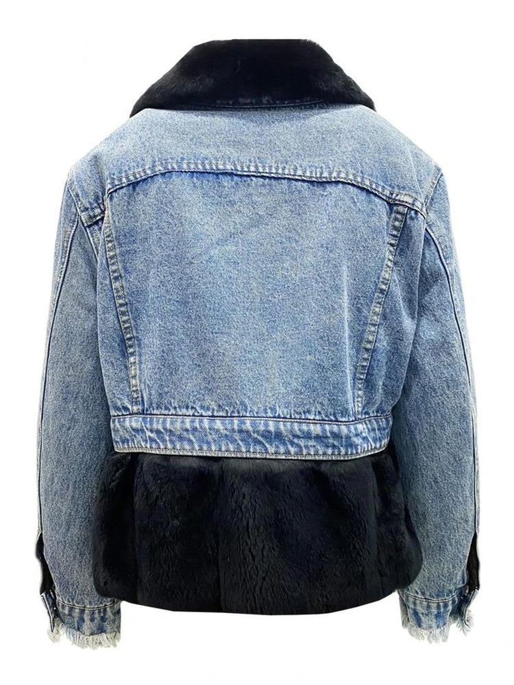 جاكيت جينز قطني أزرق alternative