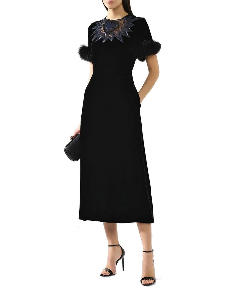 Black Viscose Cocktail Dress alternative