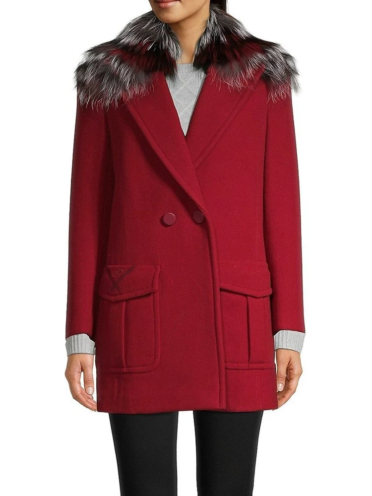 Multicolor Virgin Wool Coat alternative