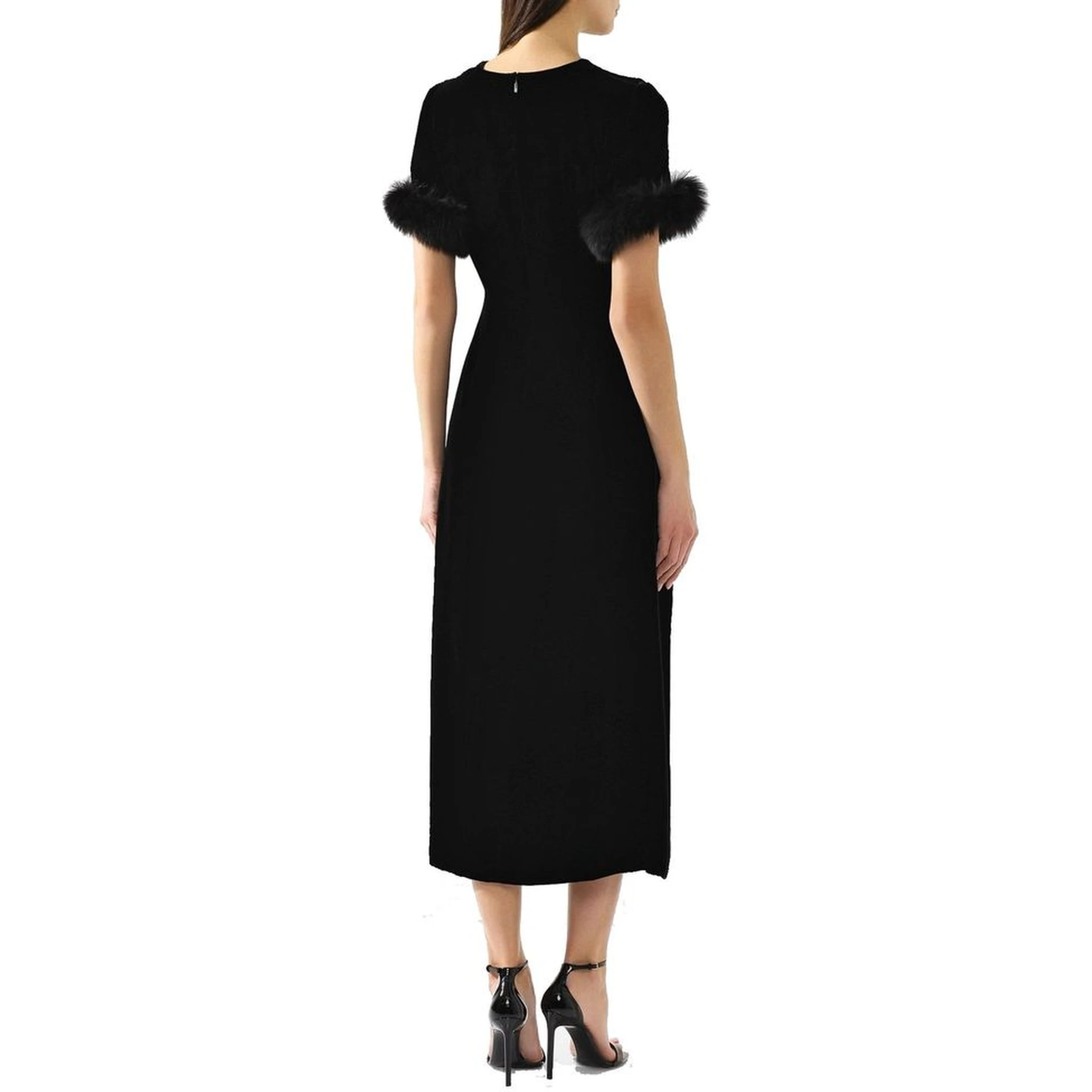 Black Viscose Cocktail Dress