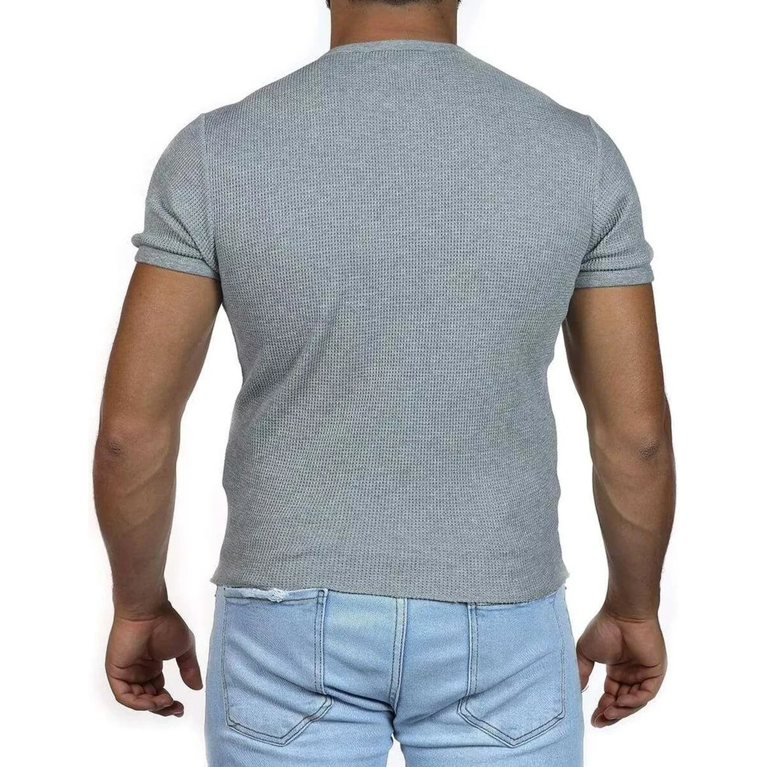 Gray Cotton T-Shirt