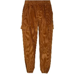 Brown Cotton Cargo Pants