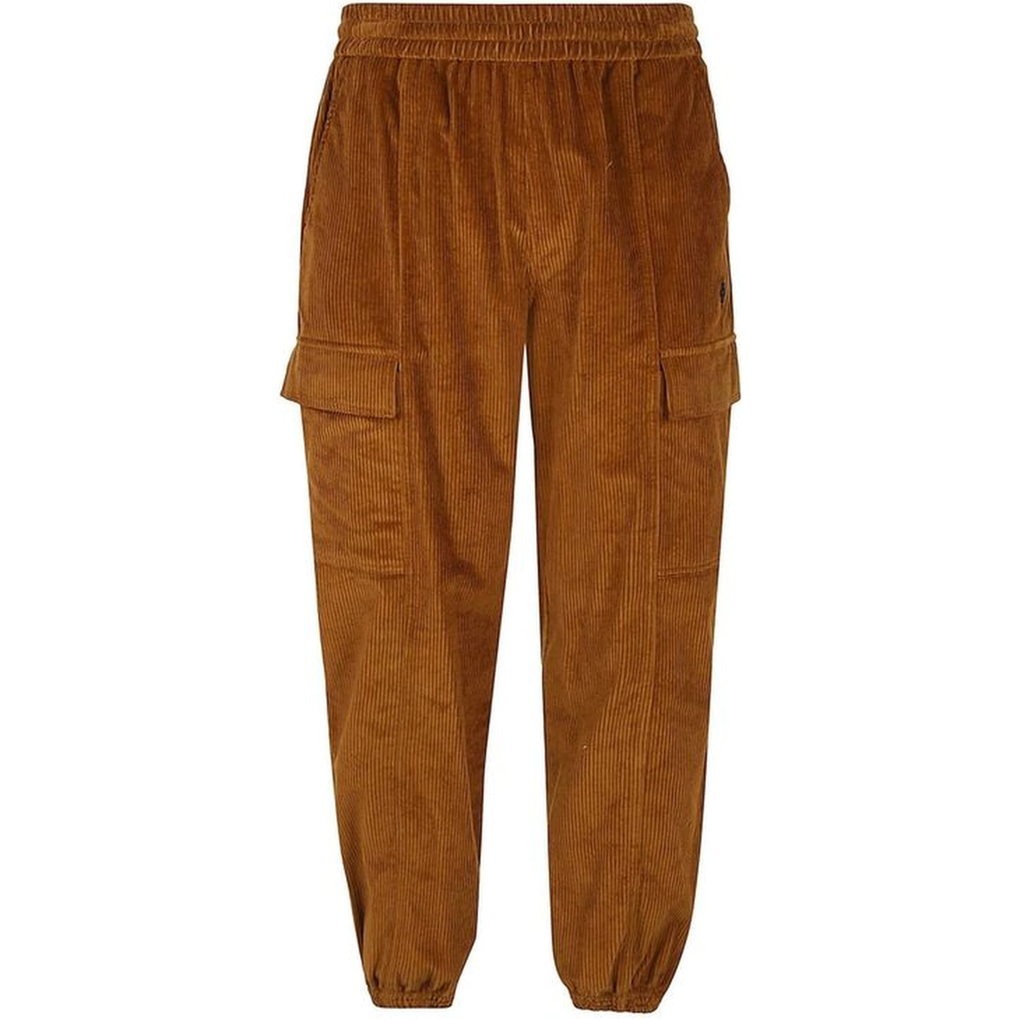 Brown Cotton Cargo Pants