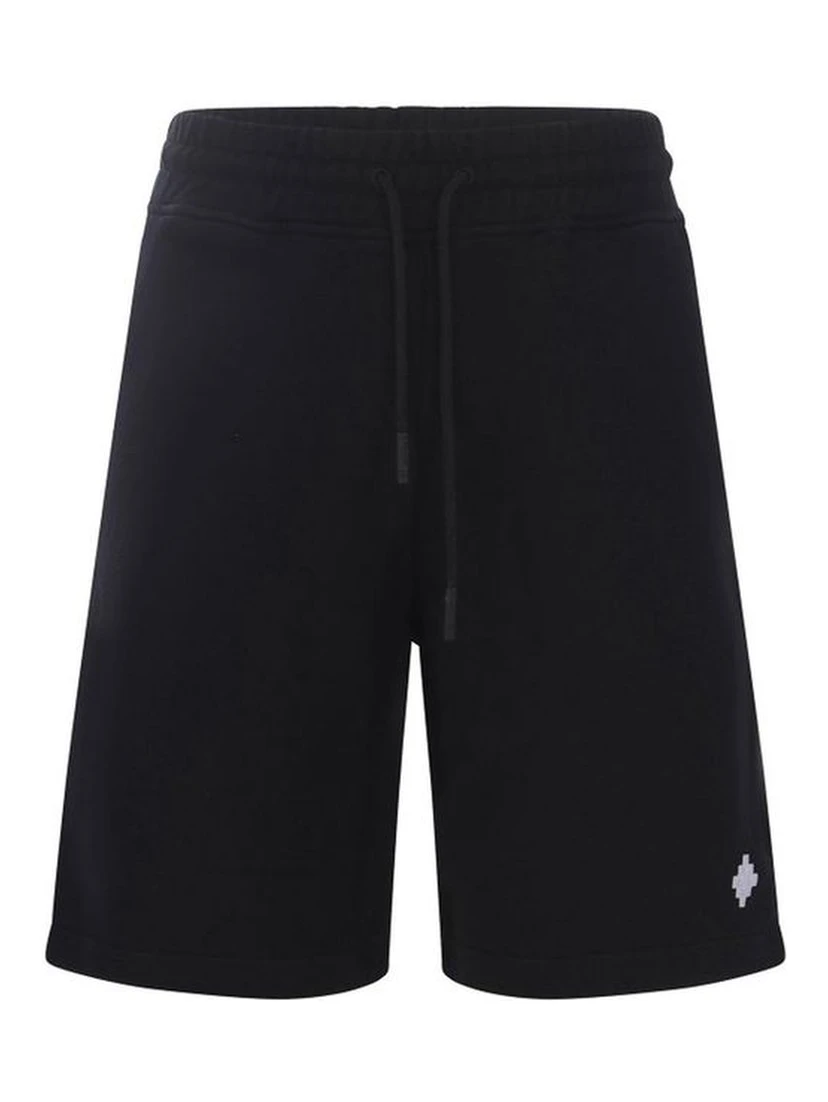 Black Cotton Shorts