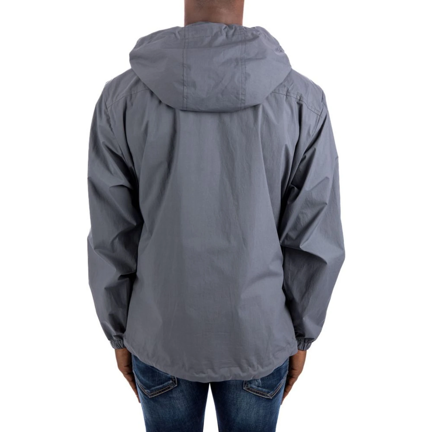 Gray Cotton Shell Jacket