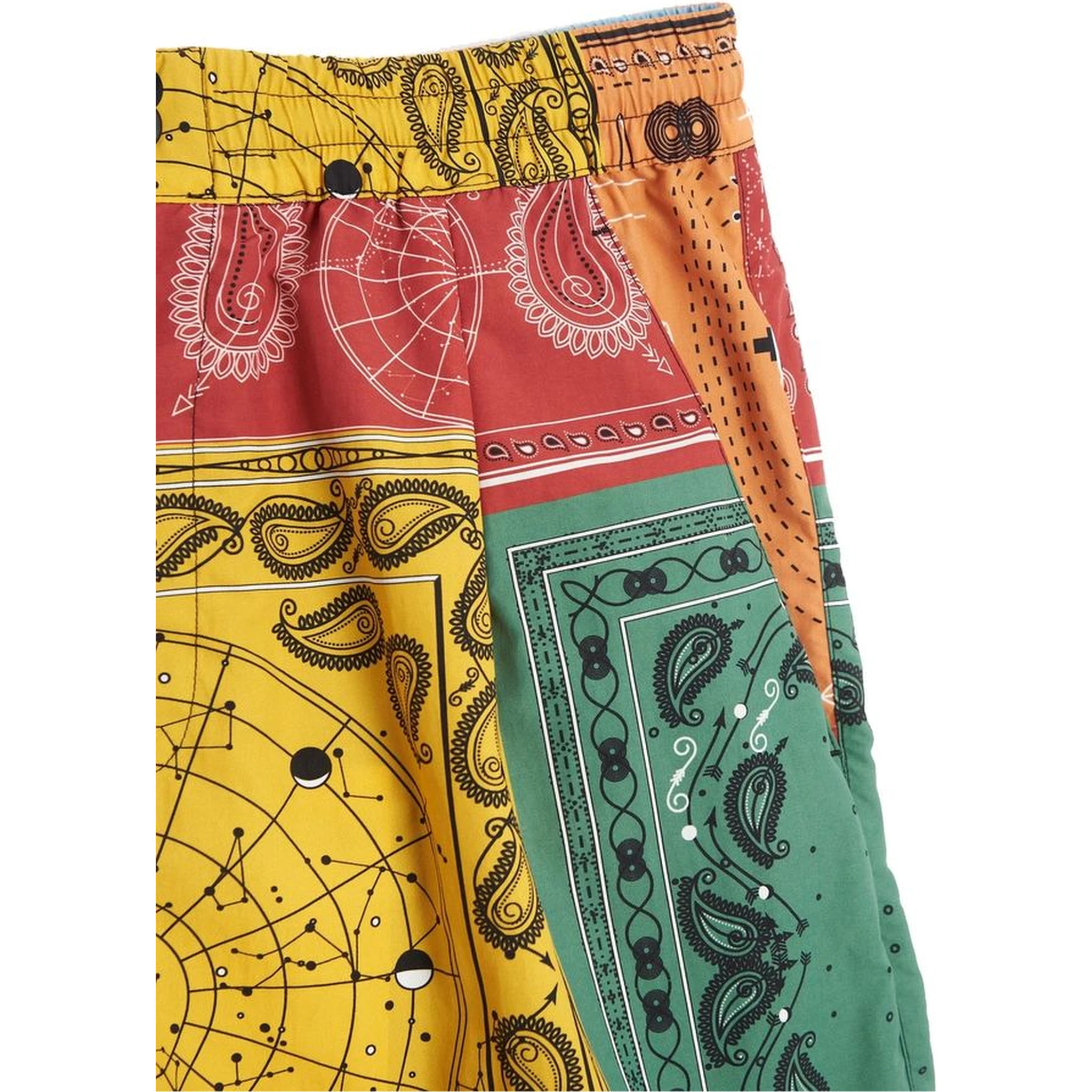 Bicolor Polyamide Shorts