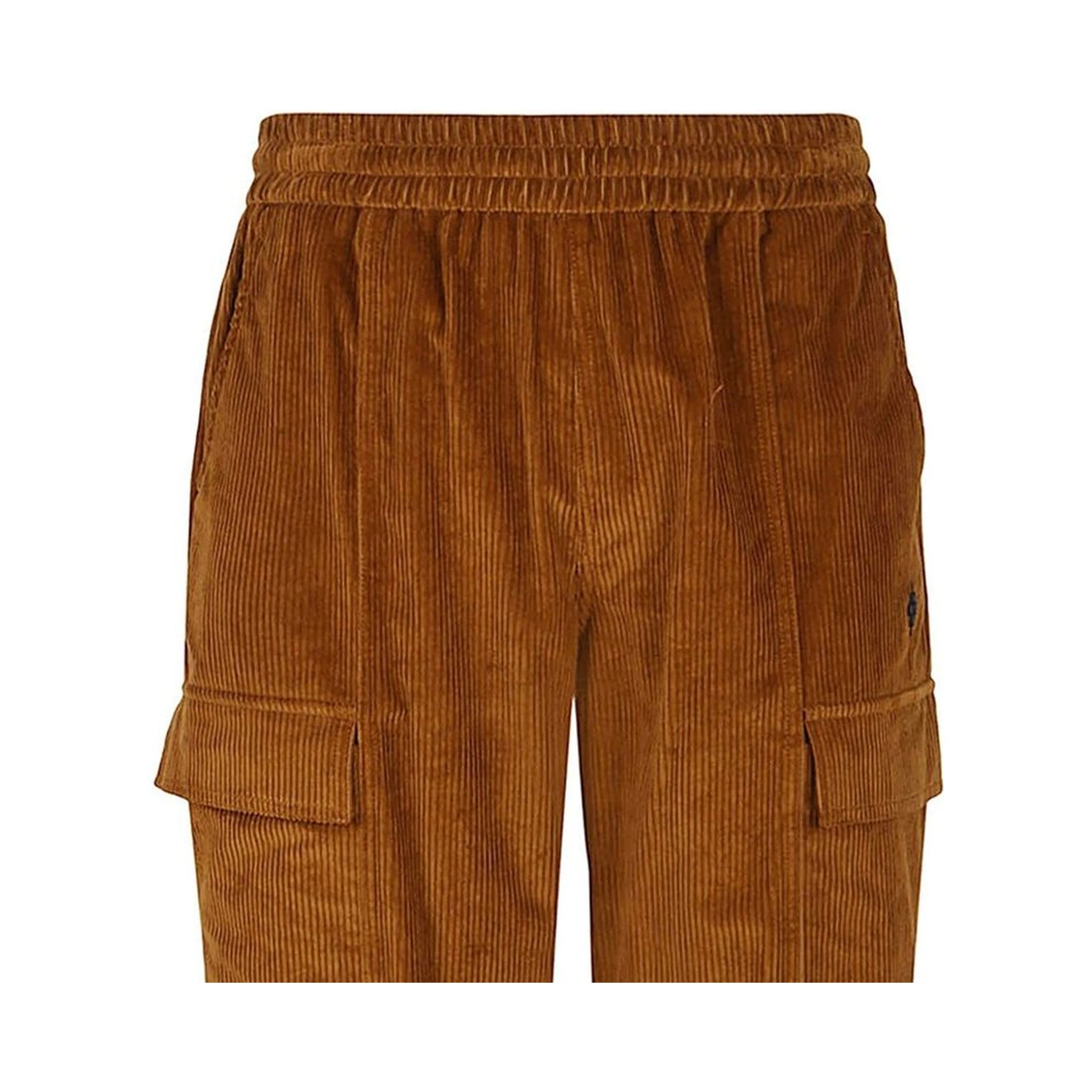Brown Cotton Cargo Pants