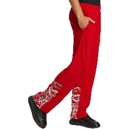 Multicolor Elastane Athletic Pants