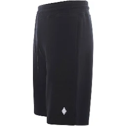 Black Cotton Shorts