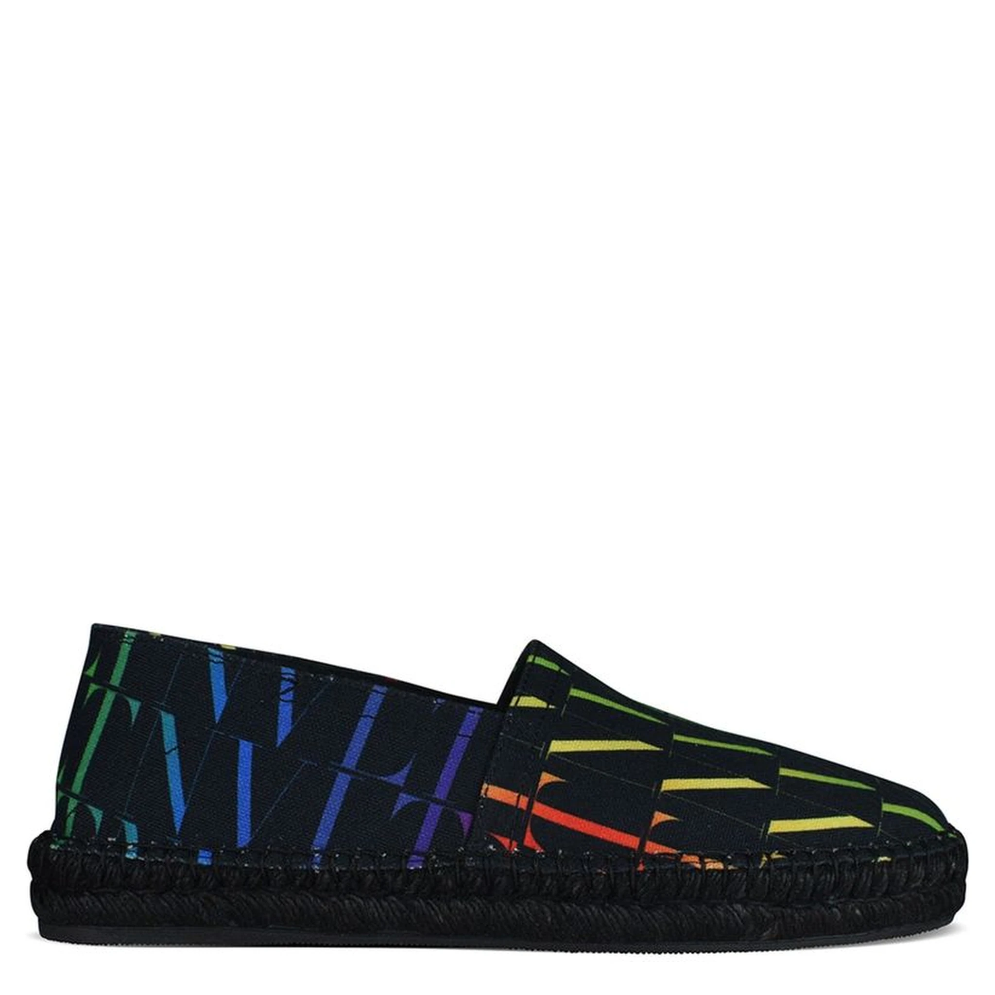 Black Canvas Espadrilles