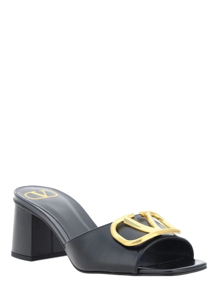 Black Calfskin Flat Sandals alternative