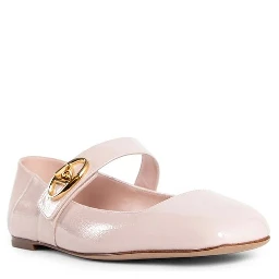 Multicolor Lamb Leather Ballet Flats