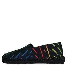 Black Canvas Espadrilles
