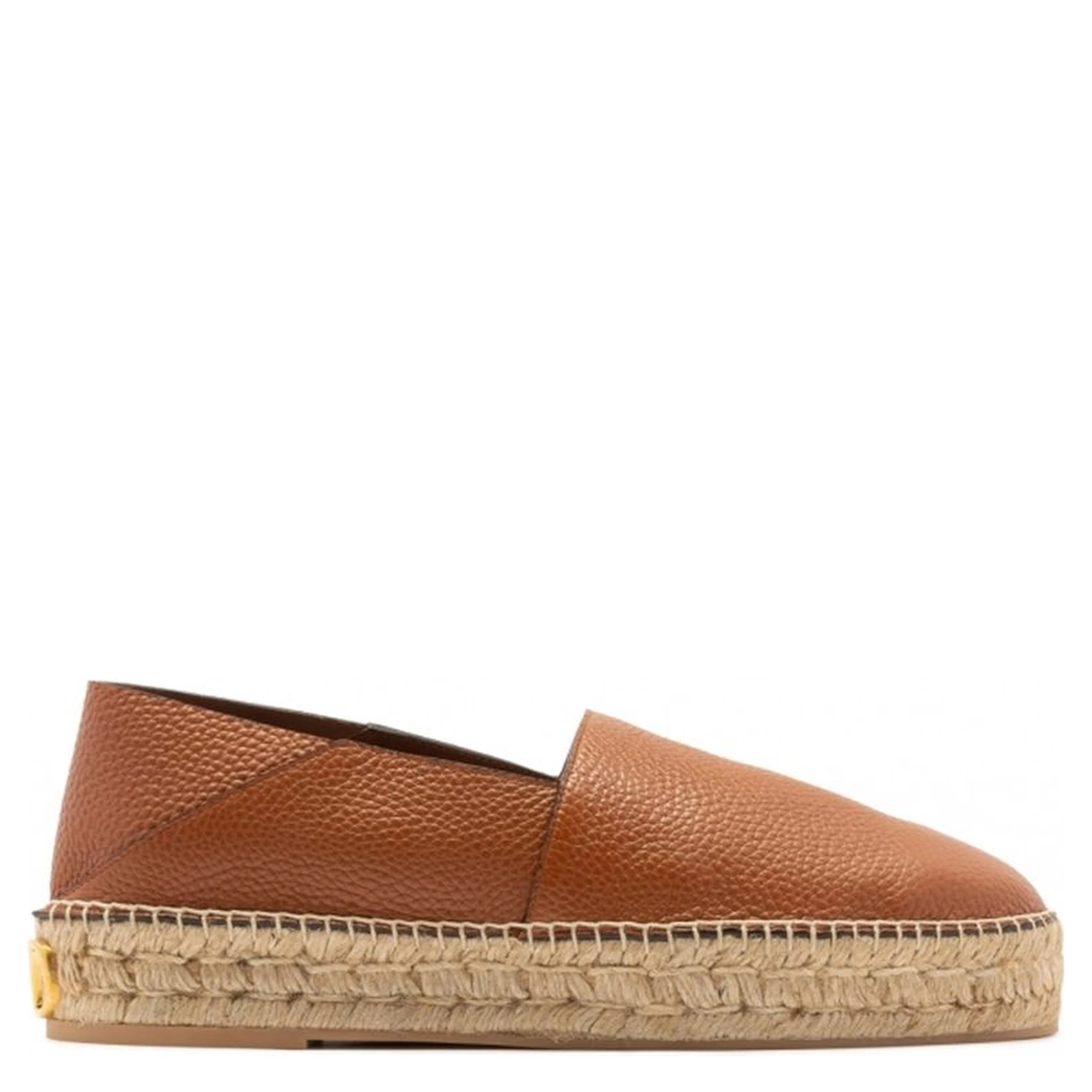 Brown Calfskin Espadrilles