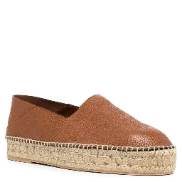 Brown Calfskin Espadrilles