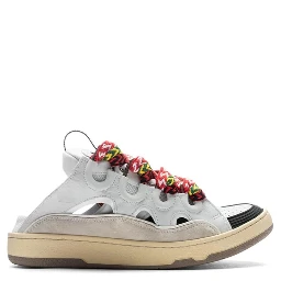 White Calfskin Chunky Sneakers