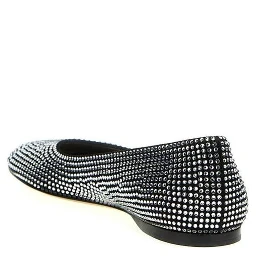 Black Goatskin Ballet Flats