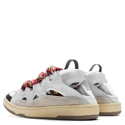 White Calfskin Chunky Sneakers