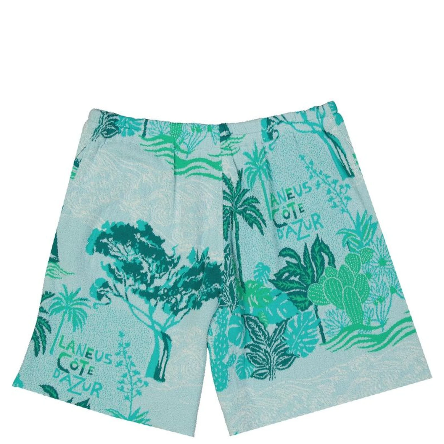 Bicolor Cotton Shorts