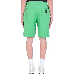 Bicolor Cotton Shorts