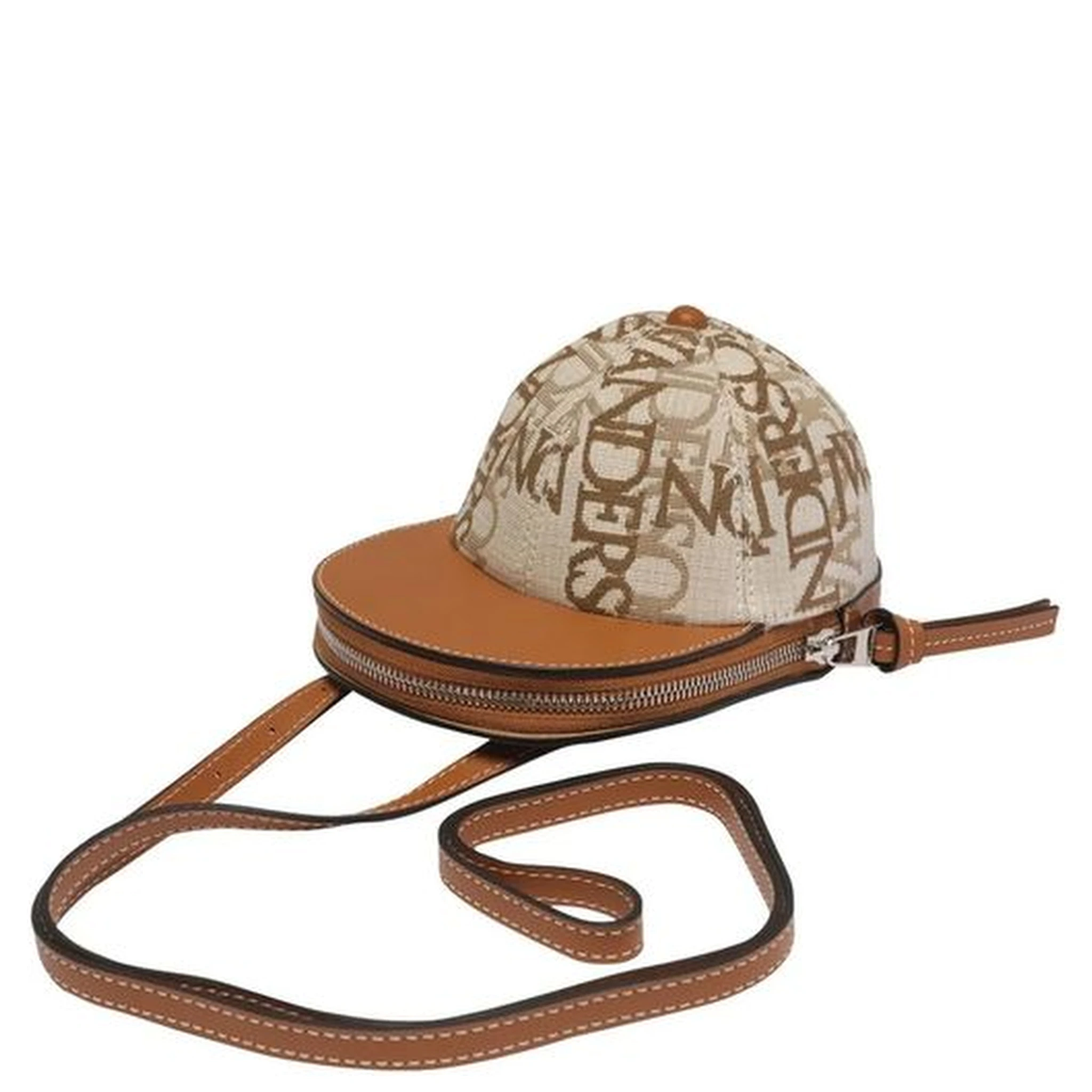 Brown Canvas Shoulder Bag