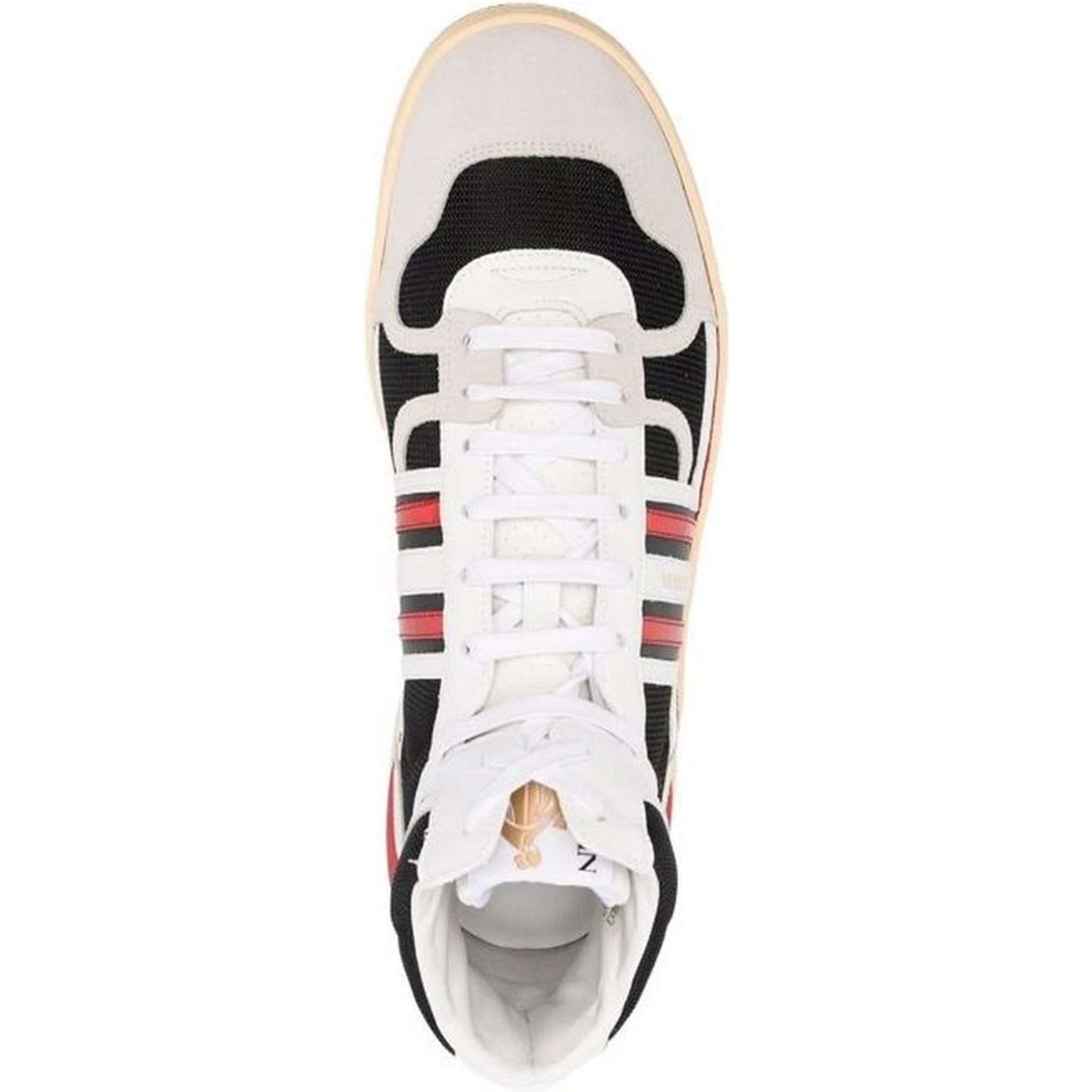 Black Calfskin High Top Sneakers