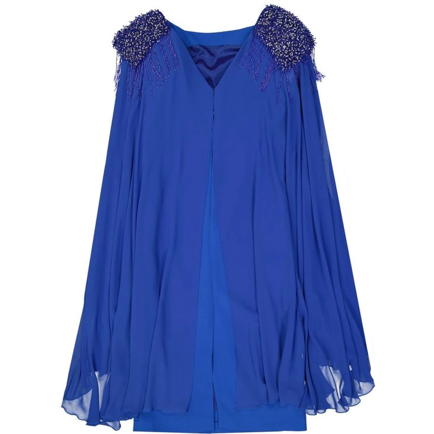 Blue Acetate Cocktail Dress