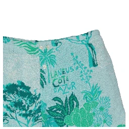Bicolor Cotton Shorts