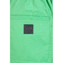 Bicolor Cotton Shorts