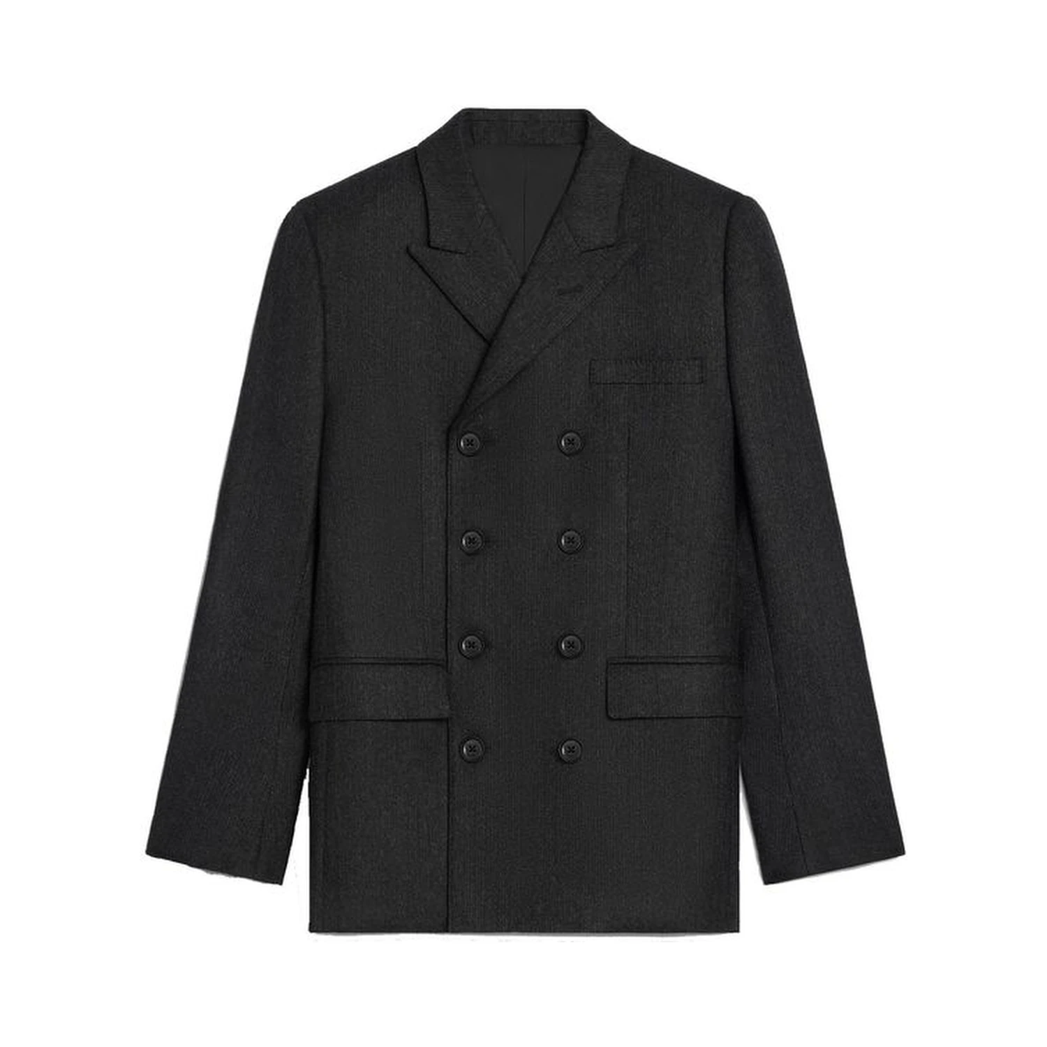 Gray Wool Blazer