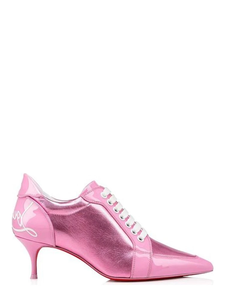 Multicolor Calfskin Lace-Up