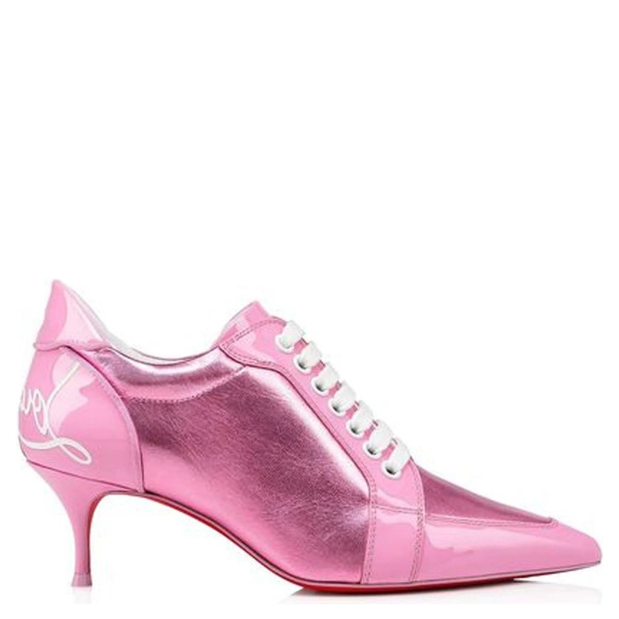 Multicolor Calfskin Lace-Up